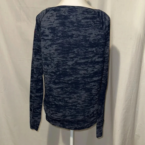 NFL Team Apparel Nike New England Patriots heathered blue long sleeve size small - Picture 2 of 5